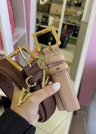Ремень пояс женский кожаный в стиле versace / ремень пояс женский в стиле versace