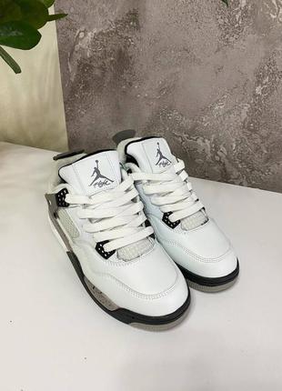 Зимние кожаные кроссовки nike air jordan retro 45 фото