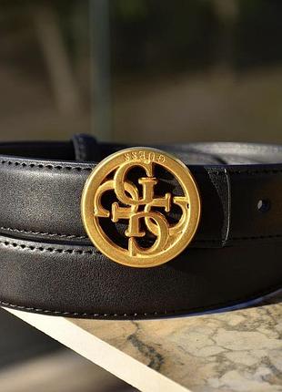 Ремень пояс женский кожаный в стиле guess / ремень пояс женский кожаный в стиле guess