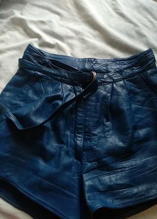 Шорты кожаные винтаж