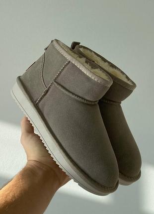 Зимові замшеві угги с хутром женские зимние сапоги угги с мехом ugg australia