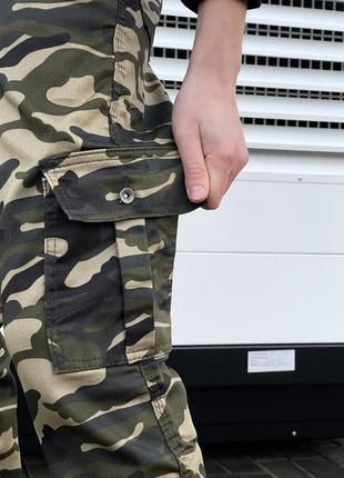 Мужские камуфляжные штаны карго хаки тактические армейские военные steel мультикам демисезонные весенние (bon)9 фото