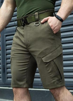 Мужские тактические шорты хаки карго на лето бриджи военные армейские с карманами (bon)3 фото
