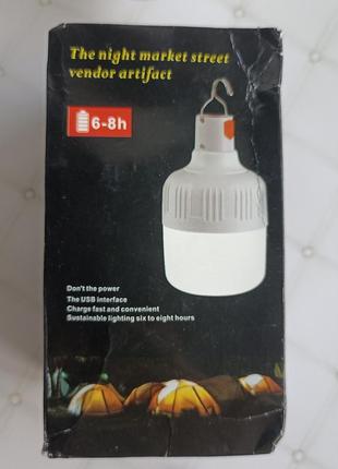 Аварийная лампочка светодиодная лампа с аккумулятором 18650 / лампочка 5v led 60w...