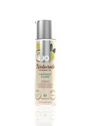 Масажна олія system jo – naturals massage oil