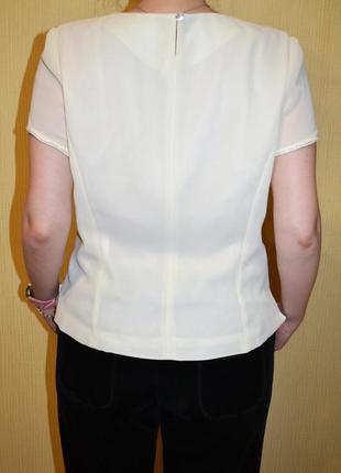 Нарядная кофта блуза с вышивкой бисером цветок6 фото