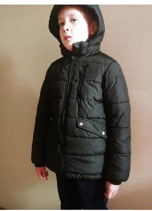 Куртка тёплая  тёплая зима 116 /128р и комбезные штаны