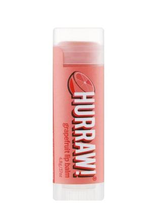 Бальзам для губ "грейпфрут" hurraw! grapefruit lip balm 4.8 г