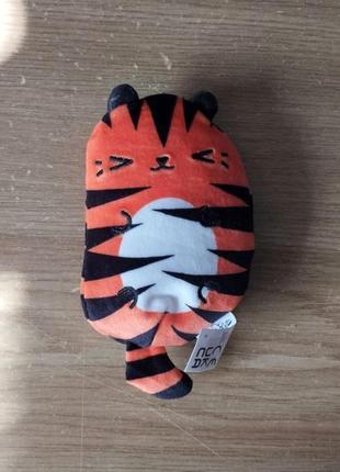 М'яка іграшка тигр антистрес cats vs pickles/мягкая игрушка полосатик