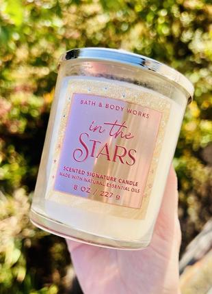 Свічка на 1 гніт in the stars від bath&body works