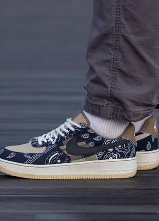 Кроссовки nike air force x cactus jack