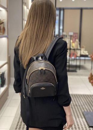 Женский рюкзак в стиле coach court mini backpack.2 фото