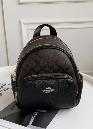 Женский рюкзак в стиле coach court mini backpack.3 фото