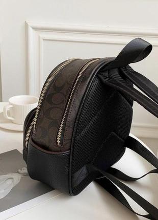 Женский рюкзак в стиле coach court mini backpack.6 фото