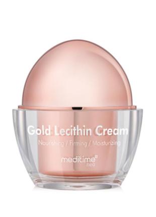 Омолаживающий лифтинг-крем с золотом и лецитином meditime neo gold lecithin cream 50g1 фото