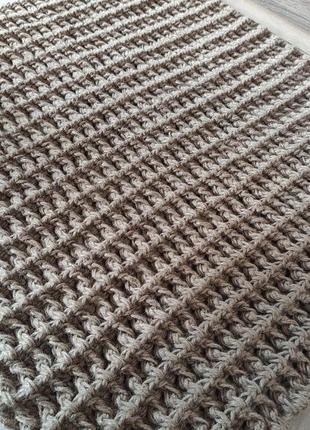 Джутовий килим. плетениц коврик ручної роботи.  циновка.7 фото