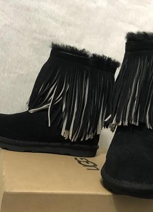 Уггі жіночі ugg kids classic short ii fringe {35-36} оригінал 1019695k3 фото