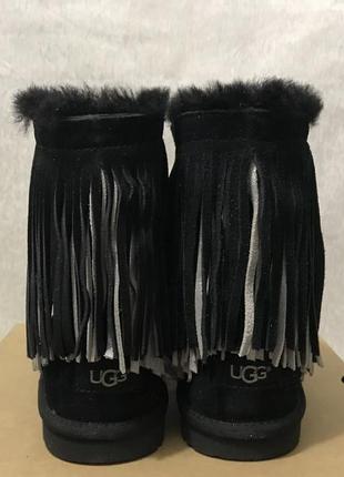 Уггі жіночі ugg kids classic short ii fringe {35-36} оригінал 1019695k4 фото