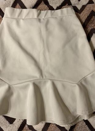 Кремовая юбка юбка от plt акция 1+1=3 третья вещь в подарок
