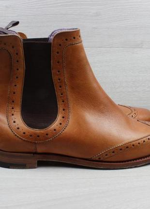 Шкіряні жіночі черевики челсі barker england, розмір 41 (chelsea boots)