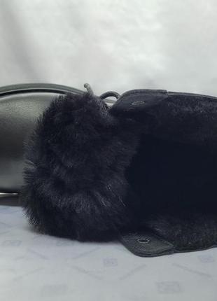Комфортные зимние кожаные полусапожки-ботинки на цигейке bertoni 40-45р.5 фото
