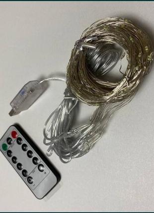 Гирлянда светодиодная 3*3 метра с usb (штора)