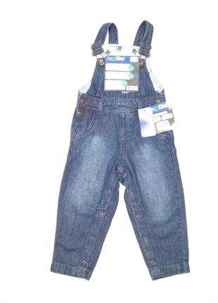 Комбинезон для мальчика джинсовый lupilu3 фото