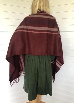 Теплый шерстяной шарф шаль палантин