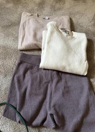 Новые брюки из 100% кашемира, h&m premium collection.