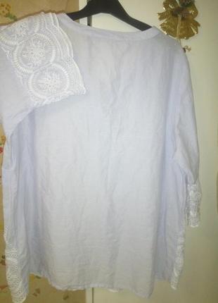 Нарядная  хлопковая блуза от bonmarche2 фото