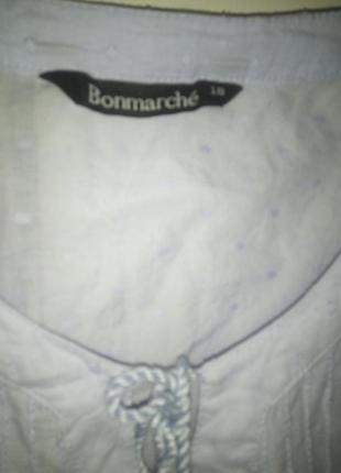 Нарядная  хлопковая блуза от bonmarche4 фото