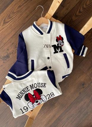 Бомпер minnie mouse, зара
