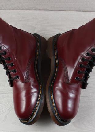 Шкіряні вінтажні черевики dr. martens england 1460 оригінал, розмір 384 фото