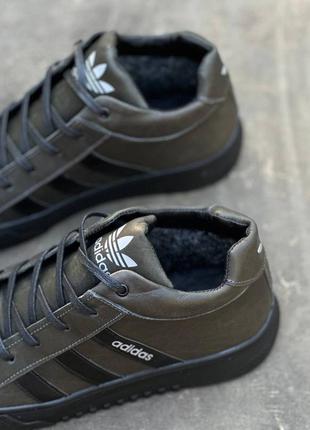 Зимние ❄️ кожаные ботинки adidas 4