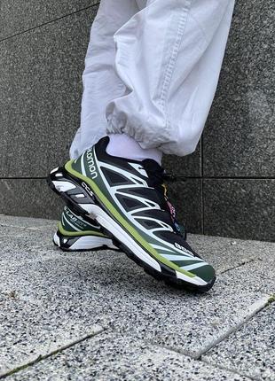 Salomon s/lab xt-6 black/white/green