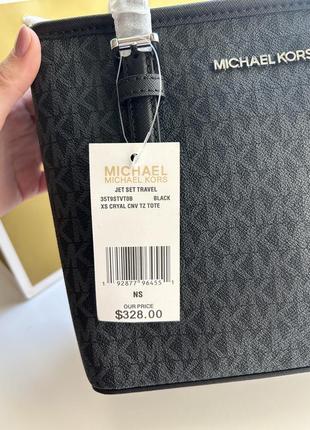 Сумка michael kors jet set travel extra small logo3 фото