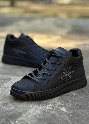 Зимові ❄️ шкіряні черевики calvin klein 5