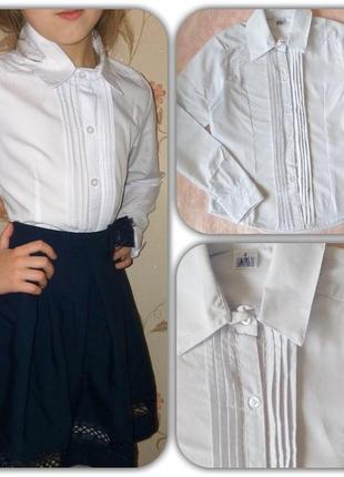 Школьная блузка на девочку.1 фото