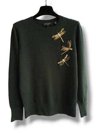 Джемпер из смесовой шерсти и кашемира ted baker.