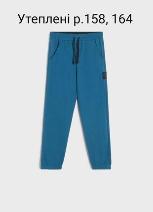 Базовые спортивные штаны джоггеры утепленные на парня подростка р.158, 164