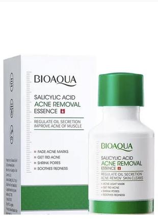 Сироватка від прищів із саліциловою кислотою bioaqua salicylic acid acne removal essence serum, 35 мл1 фото