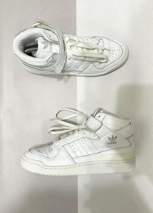 Кожаные оригинальные кроссовки adidas forum 42 размер1 фото