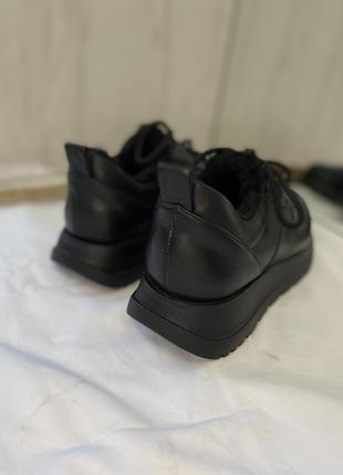 Кроссовки женские кожаные зимние на меху