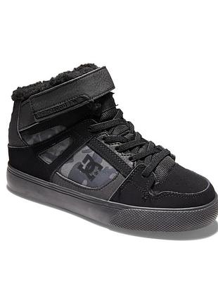 Утепленные хайтопы, высокие кроссовки dc shoes, 100% оригинал