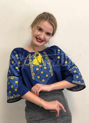 Вишиванка на домотканому полотні