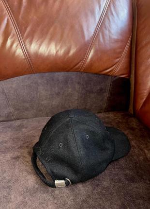 Вовняна кепка karl lagerfeld оригінальна чорна2 фото