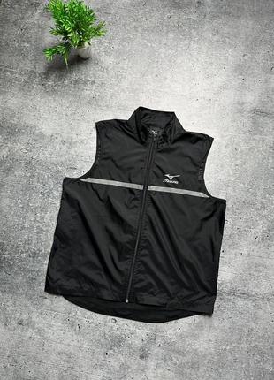 Мужская жилетке mizuno reflective trail vest! из свежих коллекций!