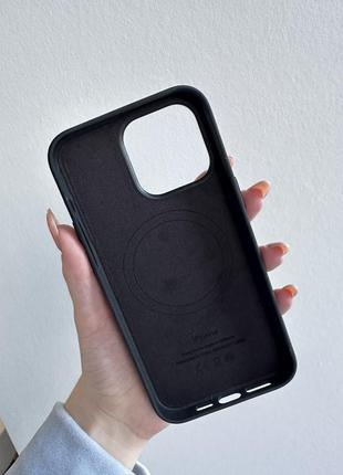 Чохол для iphone 15 pro max finewoven case with magsafe black (mt4v3zm/a)6 фото