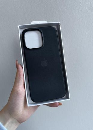 Чохол для iphone 15 pro max finewoven case with magsafe black (mt4v3zm/a)3 фото