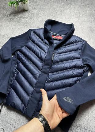 Женский пуховик nike tech fleece aeroloft down jacket!3 фото